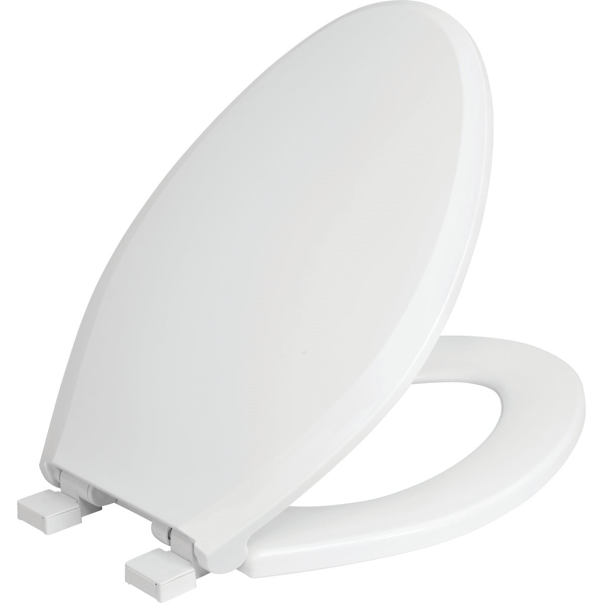 HP3800SC-001 Centoco Elongated Closed Front White Plastic Toilet Seat ...