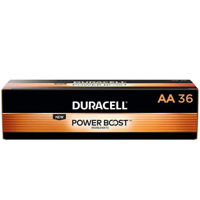 MN1500B36Z Duracell, MN1500 Alkaline Battery, AA, Coppertop, 36/Box