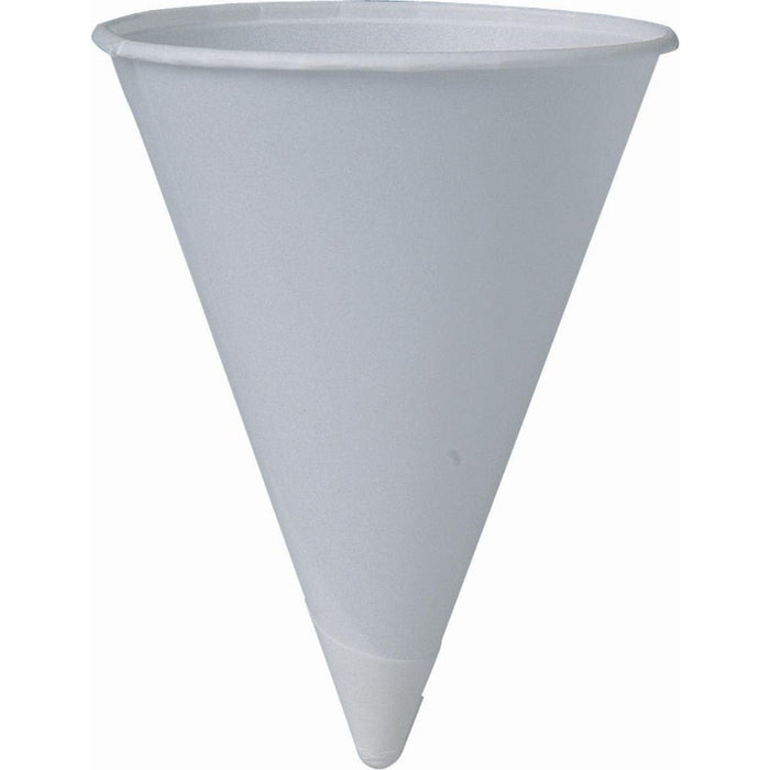 25010 Igloo Cone Cups, 4.25 oz, Rolled Rim