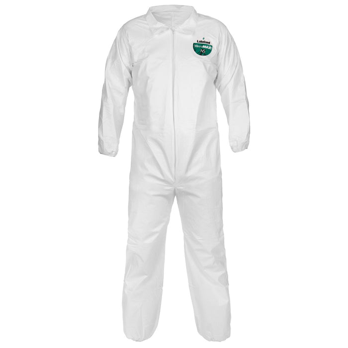 CTL417-XL Lakeland CTL417 MicroMax® Coverall, X-Large, White, Collared, Elastic