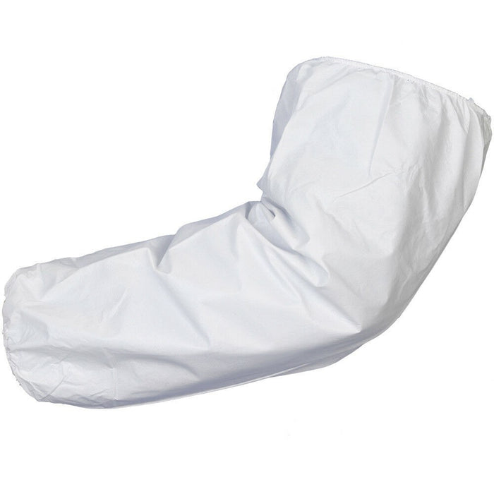 CTL850-18 Lakeland Industries MicroMax NS Sleeve with elastic end, Length: 18", White, 100 pair/case