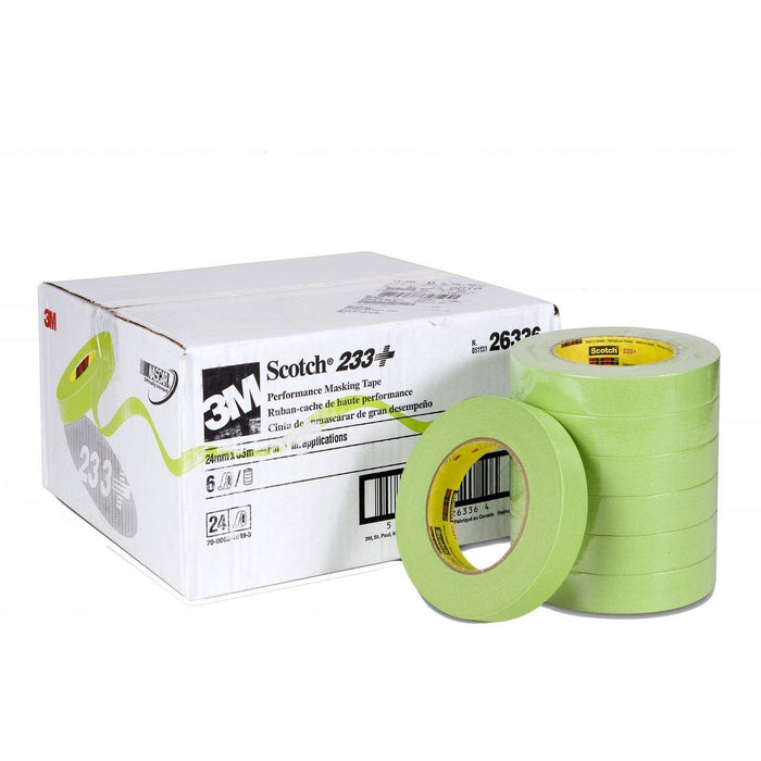 7000048804 Scotch® Performance Masking Masking Tape, Green, 0.95 Inch W, Paper