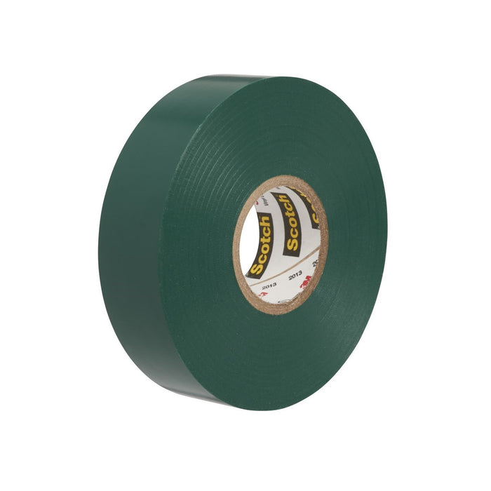 54007-10265 3M Electrical Tape,Scotch vinyl electrical color coding tape 35,Green,1/2"x20ft