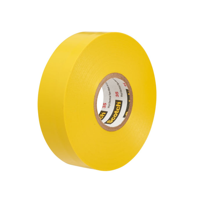 54007-10844 3M Scotch Vinyl Electrical Tape 35, 3/4" x 66', Yellow