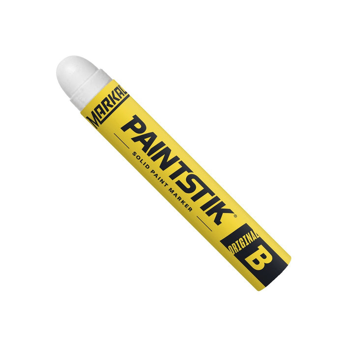 80220 Markal Paintstik Original B Solid Paint Marker, White