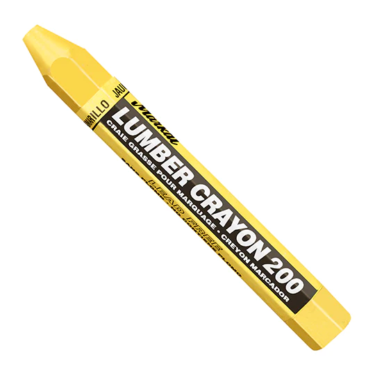 80351 Markal Lumber Crayon #200 Lumber & Timber Marker,Yellow