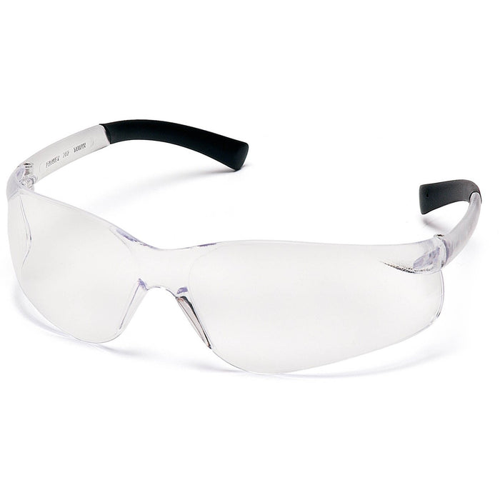 S2510S Pyramex Clear Polycarbonate Safety Glasses Clear Polycarbonate Frame