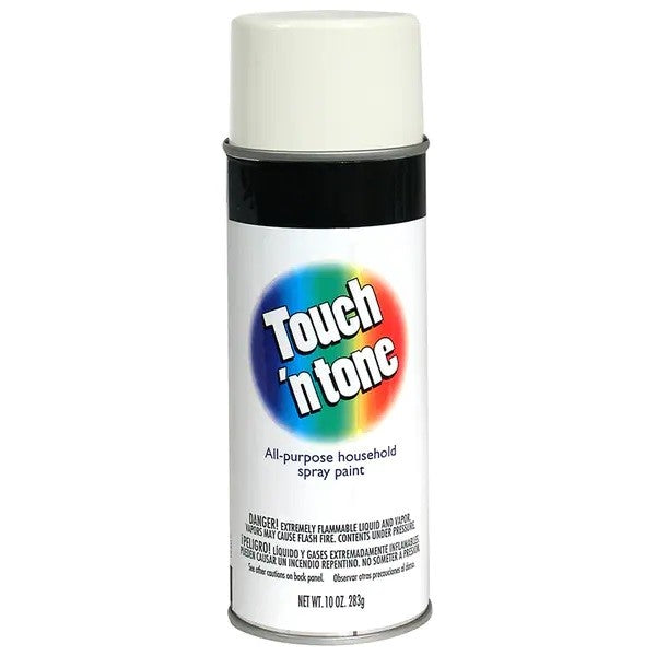 55280830 Rust-Oleum Touch 'n Tone All-Purpose Aerosol Spray Paint,10 oz, Flat White