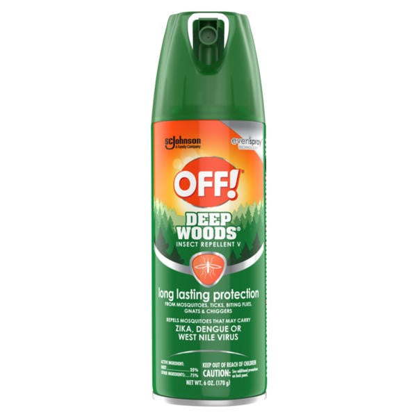 611081 OFF!® Deep Woods® Insect Repellent Aerosol Spray, 6 oz Case of 12 bottles