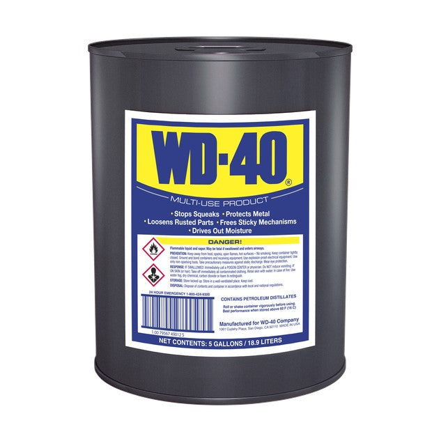 49012 WD-40® Lubricant, Multi-Use, 5 gal Pail