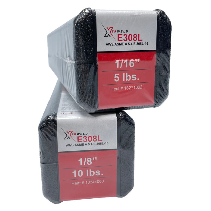 SE308L16SEL125-10 XTRweld Select Filler Metal, 1/8, Stainless Steel, 1lb