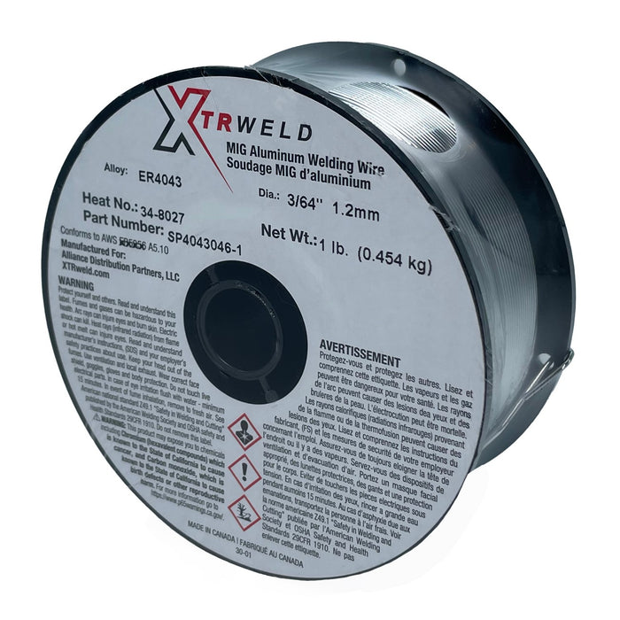 SP1100030-1 XTRweld ER1100 .030 x 1Lb. Spool, AWS A5.10, MIG (GMAW)