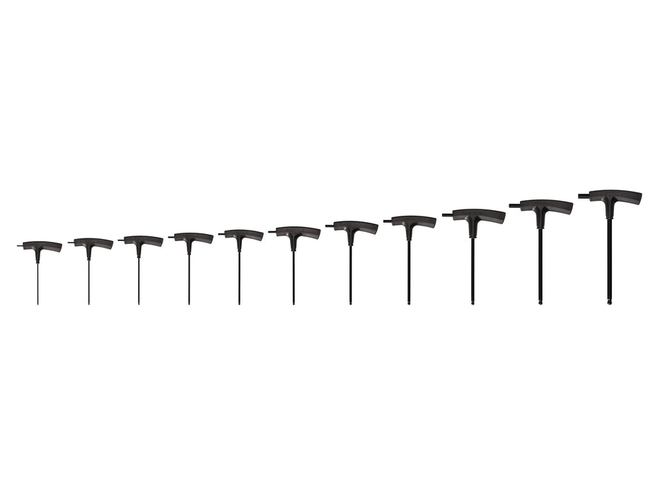 Ball End Hex T-Handle Key Set, 11-Piece (5/64-3/8 in.)