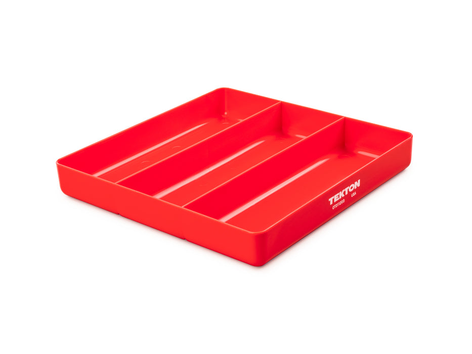 3-Compartment Organizer Tray (Red)