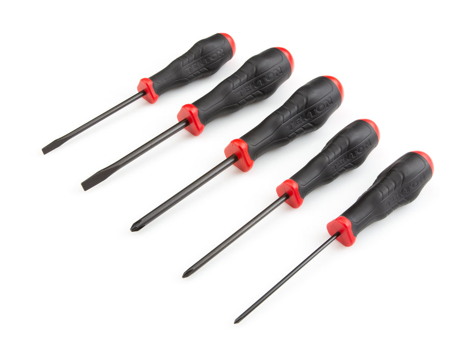 Highorque Black Oxide Blade Screwdriver Set, 5-Piece (#0-#2, 3/16-1/4 in.)