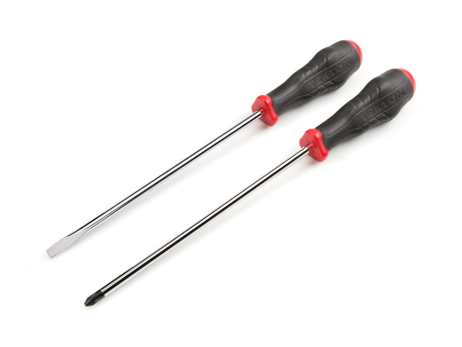 Highorque Chrome Blade Screwdriver Set, 2-Piece (#2, 1/4 in.)