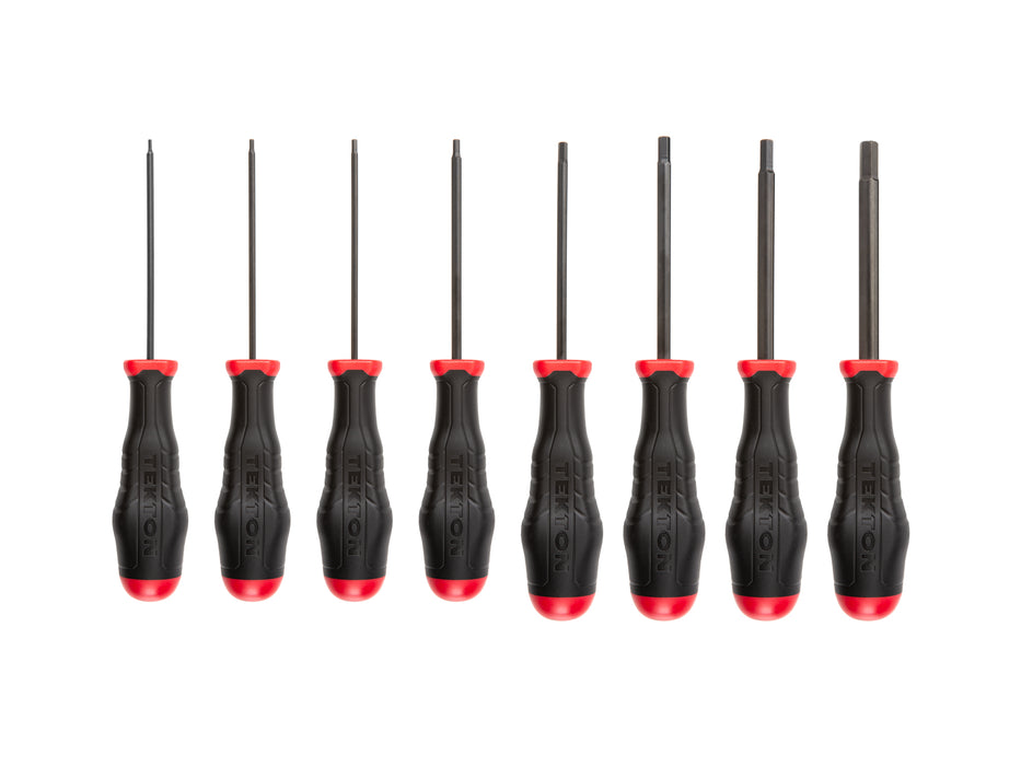 Hex Highorque Black Oxide Blade Screwdriver Set, 8-Piece (1.5-8 mm)