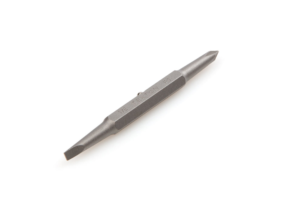 Phillips/Slotted Bit, 1/4 Inch Shank (#0 x 1/8 in.)