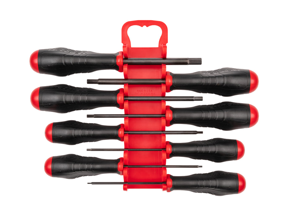 Hex Highorque Black Oxide Blade Screwdriver Set with Holder, 8-Piece (1.5-8 mm)