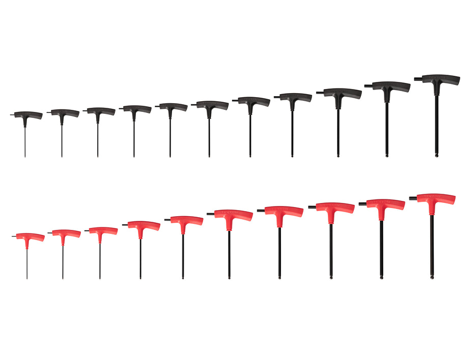 Ball End Hex T-Handle Key Set, 21-Piece (5/64-3/8 in., 2-10 mm)