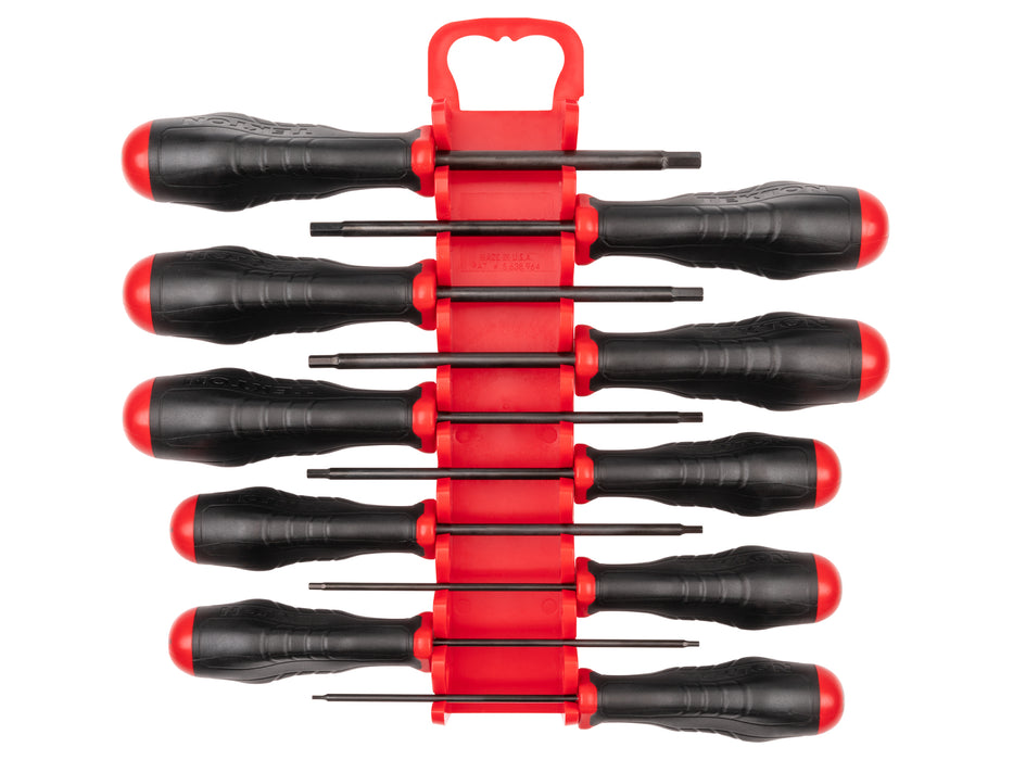 Hex Highorque Black Oxide Blade Screwdriver Set with Holder, 10-Piece (1.5-6 mm)