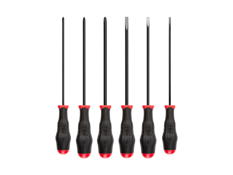 Highorque Black Oxide Blade Screwdriver Set, 6-Piece (#1-#3, 3/16-5/16 in.)