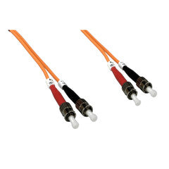 ST/ST OM2 Multimode Duplex Fiber Optic Cable, 50/125, 3 meter (10 foot)