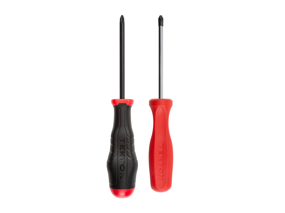 Highorque and Hard Handle Screwdriver Sampler Set, 2-Piece (Phillips #2)