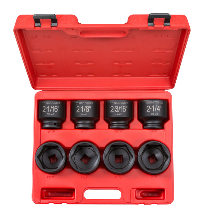 3/4 Inch Drive 6-Point Impact Socket Set, 8-Piece (2-1/16 - 2-1/2 in.)