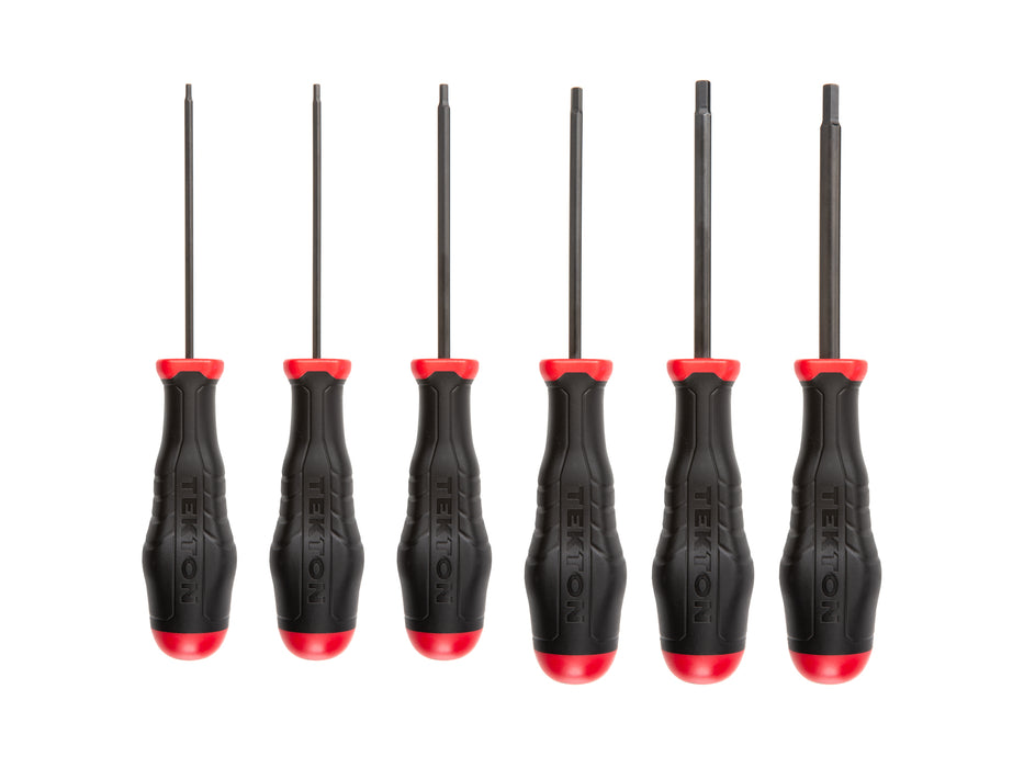 Hex Highorque Black Oxide Blade Screwdriver Set, 6-Piece (2-6 mm)