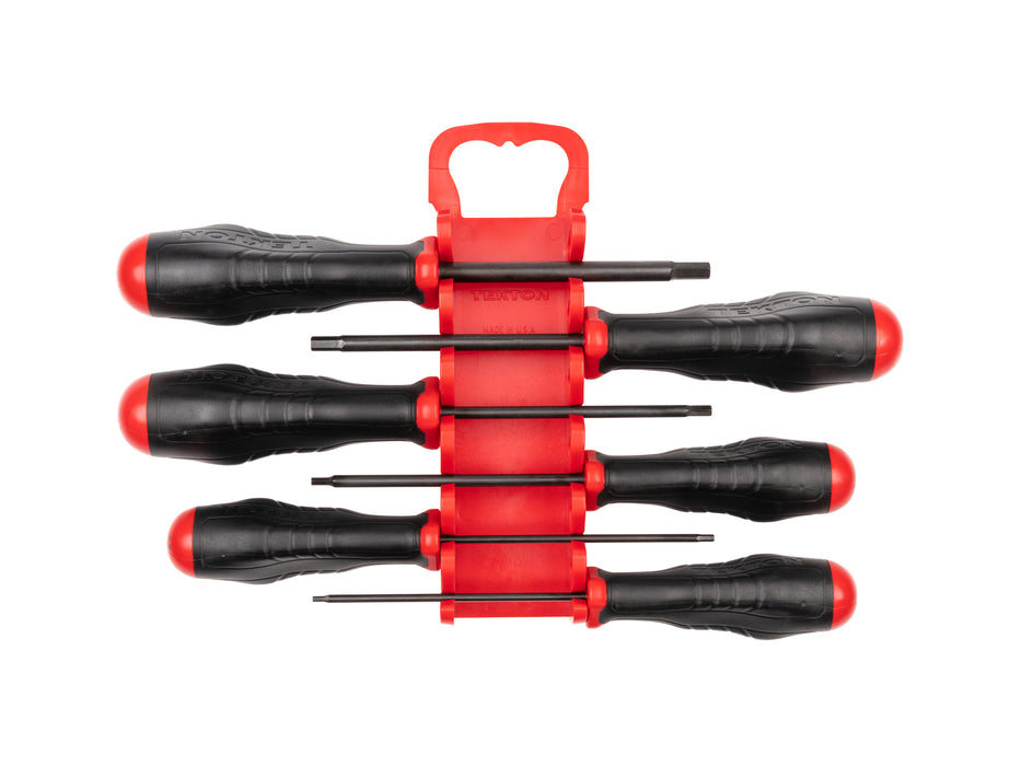 Hex Highorque Black Oxide Blade Screwdriver Set with Holder, 6-Piece (2-6 mm)