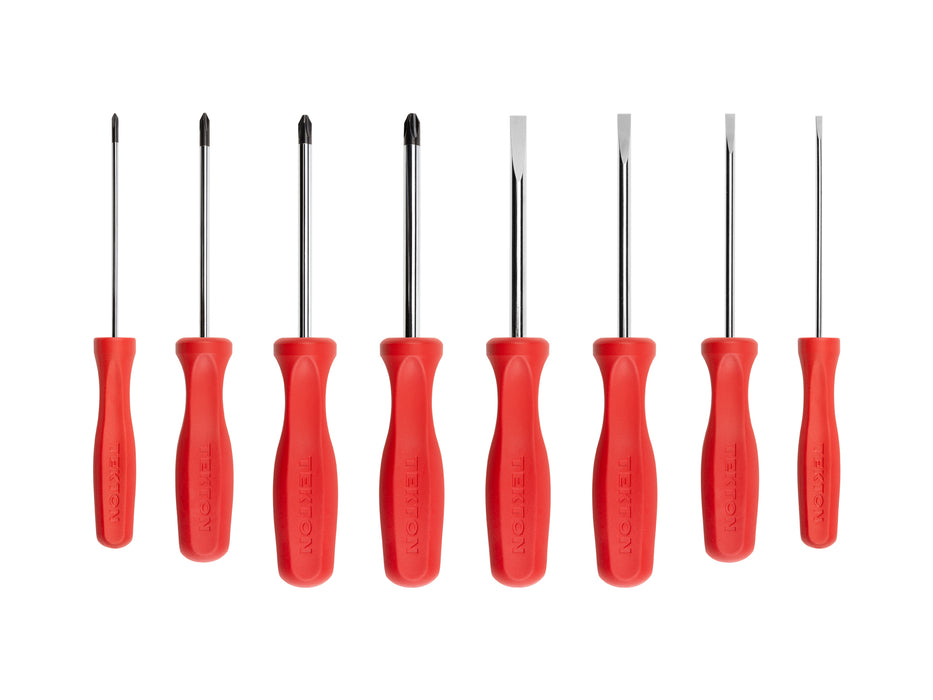 Hard Handle Screwdriver Set, 8-Piece (#0-#3, 1/8-5/16 in.)