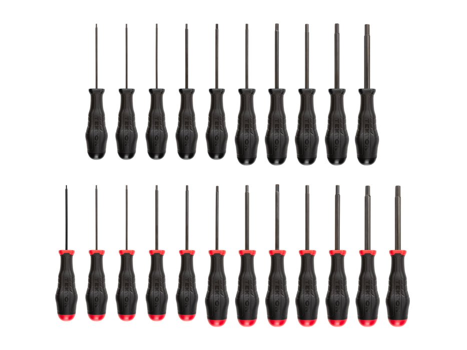 Hex Highorque Black Oxide Blade Screwdriver Set, 22-Piece (5/64-5/16 in., 1.5-8 mm)